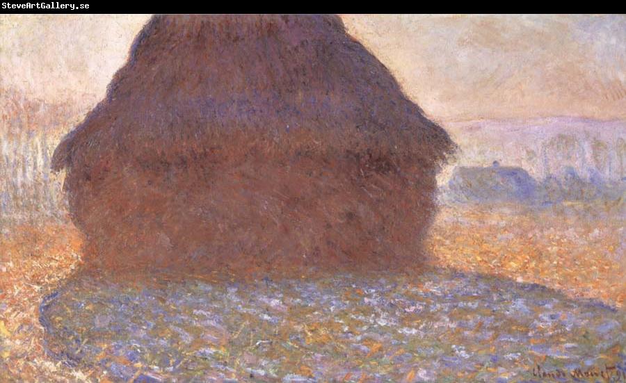 Claude Monet Grainstack in the Sunlight